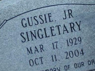 Gussie Singletary, Jr on Sysoon