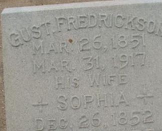Gust Fredrickson on Sysoon