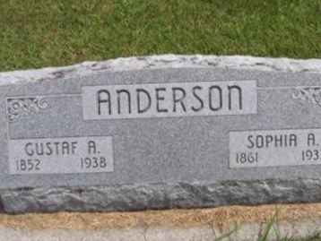 Gustaf A. Anderson on Sysoon