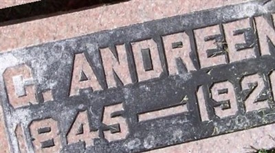 Gustave Andreen on Sysoon