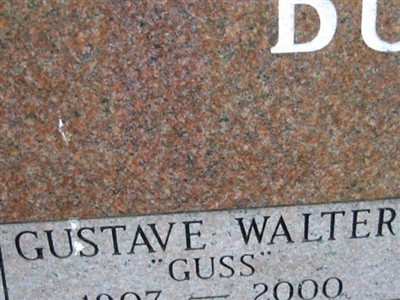 Gustave Walter Buzzard on Sysoon