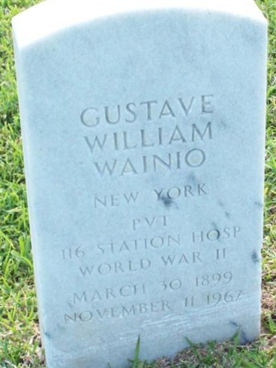 Gustave William Wainio on Sysoon