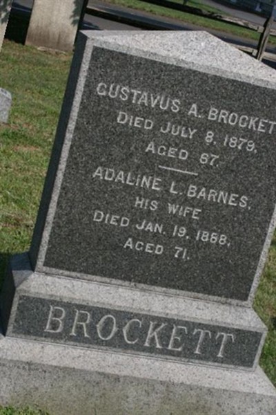 Gustavus A. Brockett on Sysoon