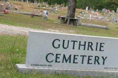 Guthrie Cemetery on Sysoon