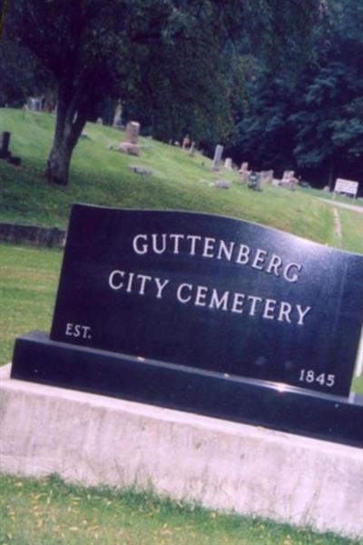 Guttenberg Cemetery on Sysoon
