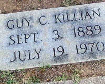 Guy C. Killian, Sr on Sysoon
