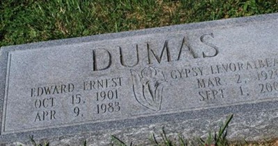 Gypsy Levora Beamer Dumas on Sysoon