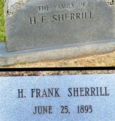 H Frank Sherrill on Sysoon