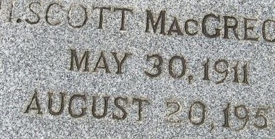 H. Scott MacGregor on Sysoon