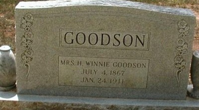 H. Winnie Goodson on Sysoon