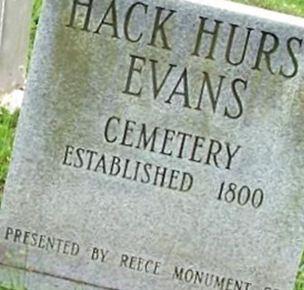 Hack Hurst Evans Cemetery on Sysoon