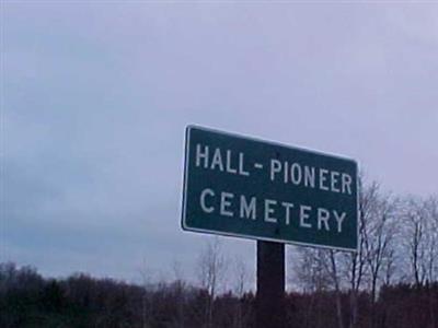 Hall Pioneer Cemetery on Sysoon