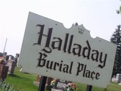 Halladay Burial Place on Sysoon