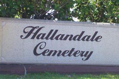 Hallandale Cemetery on Sysoon