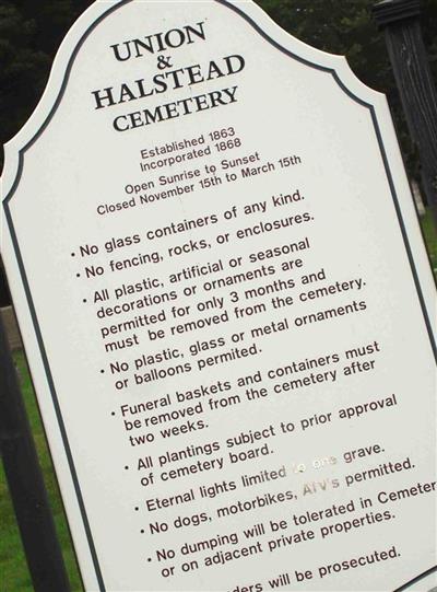 Halstead Cemetery on Sysoon