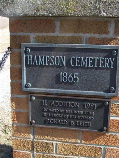Hampson Cemetery on Sysoon