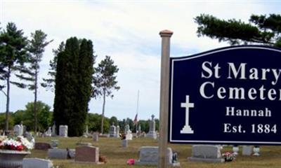 Saint Marys of Hannah Catholic Church Cemetery on Sysoon