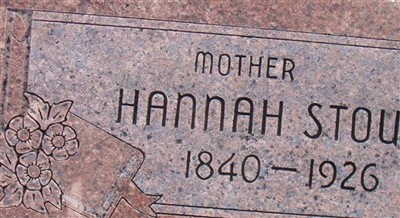 Hannah Lower Stout on Sysoon