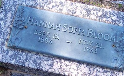 Hannah Sofia Bloom on Sysoon
