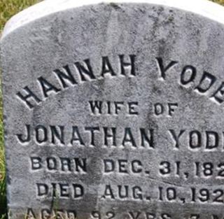Hannah Yoder on Sysoon