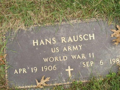 Hans Rausch on Sysoon