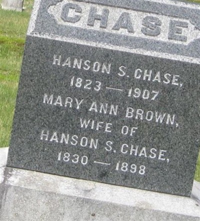 Hanson Sylvestus Chase on Sysoon