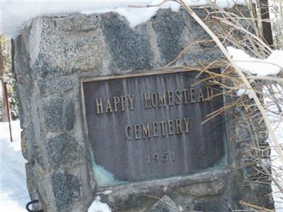 Happy Homestead Cemetery on Sysoon