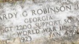 Hardy G. Robinson, Jr on Sysoon