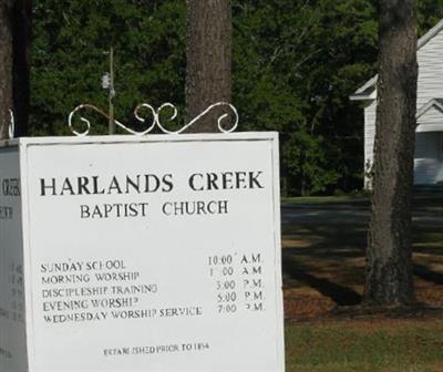 Harlands Creek Cemetery on Sysoon