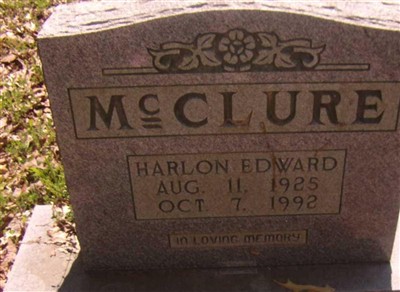 Harlon Edward McClure on Sysoon
