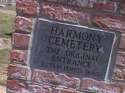 Harmony Cemetery on Sysoon