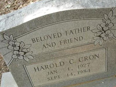 Harold C Cron on Sysoon