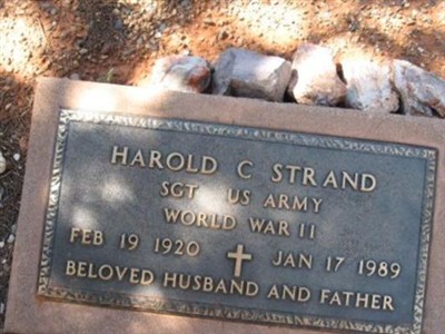 Harold C Strand on Sysoon