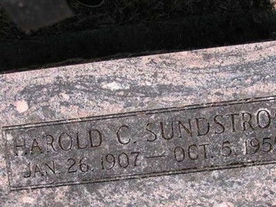 Harold C. Sundstrom on Sysoon