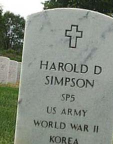 Harold D Simpson on Sysoon