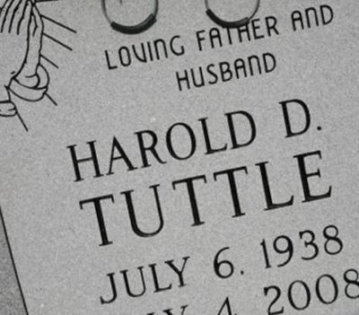 Harold Dean Tuttle on Sysoon
