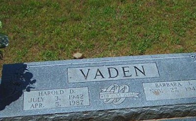 Harold Dwayne Vaden on Sysoon