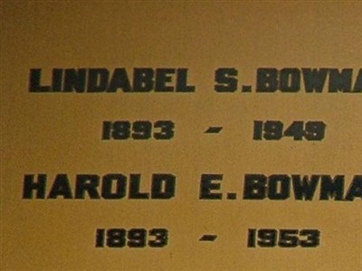 Harold E Bowman on Sysoon