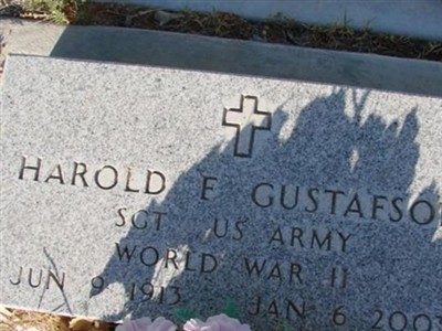 Harold E Gustafson on Sysoon