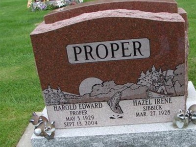 Harold Edward Proper on Sysoon