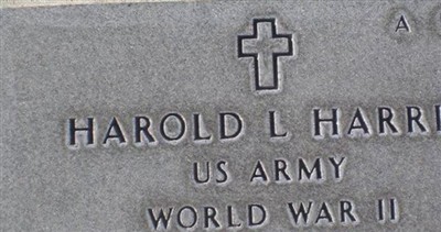 Harold L Harris on Sysoon