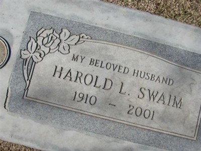 Harold L Swaim on Sysoon
