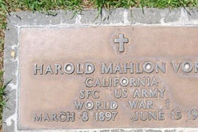 Harold Mahlon Vore on Sysoon