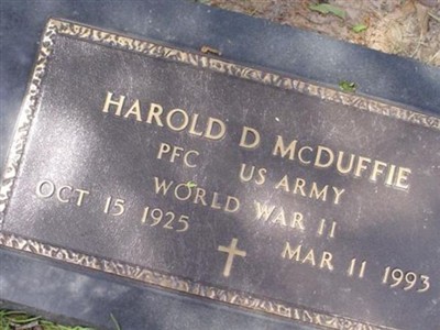 Harold McDuffie on Sysoon