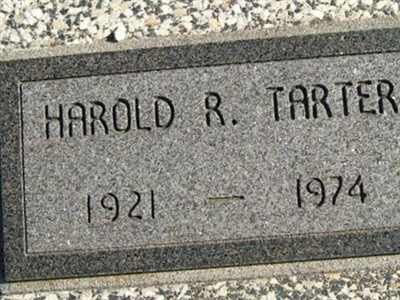 Harold R Tarter on Sysoon