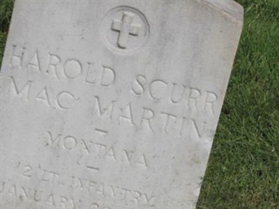 Harold Scurr MacMartin on Sysoon
