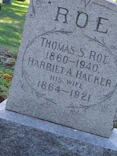 Harriet A. Hacker Roe on Sysoon