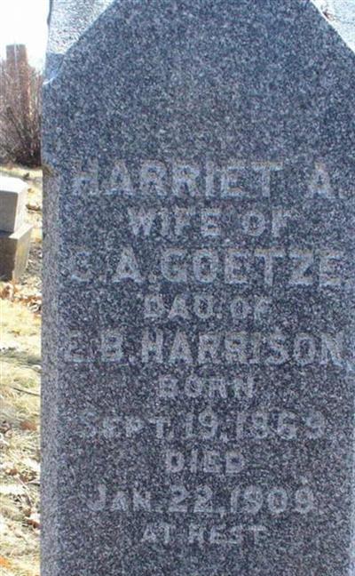 Harriet A. Harrison Goetze on Sysoon