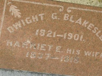 Harriet E. Blakeslee on Sysoon