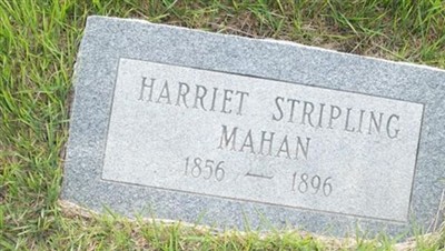 Harriet P Stripling Mahan on Sysoon